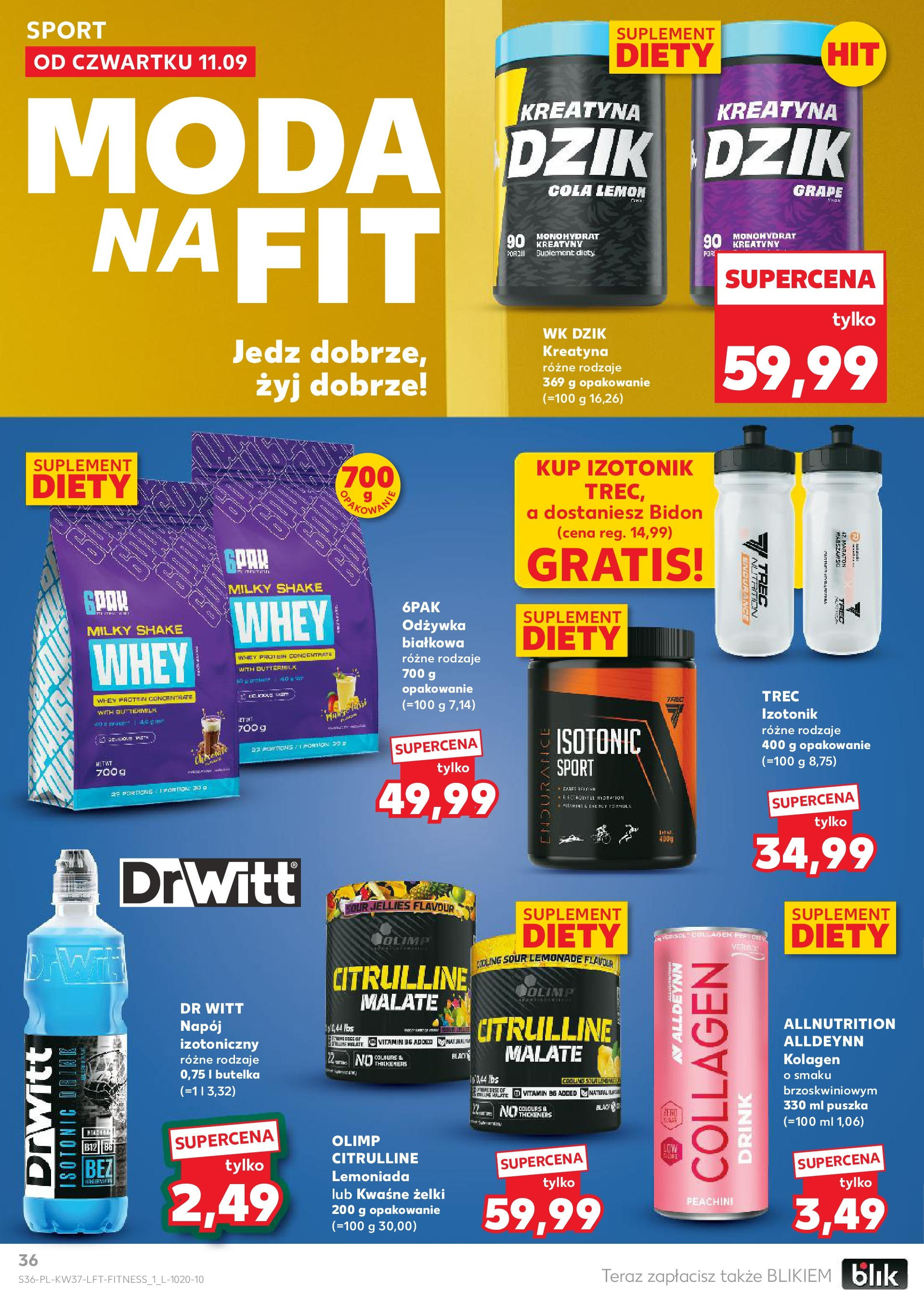 Kaufland gazetka od 11.09.2025 - od jutra PDF | Strona: 36 | Produkty: Kwaśne żelki, Żelki, Odżywka