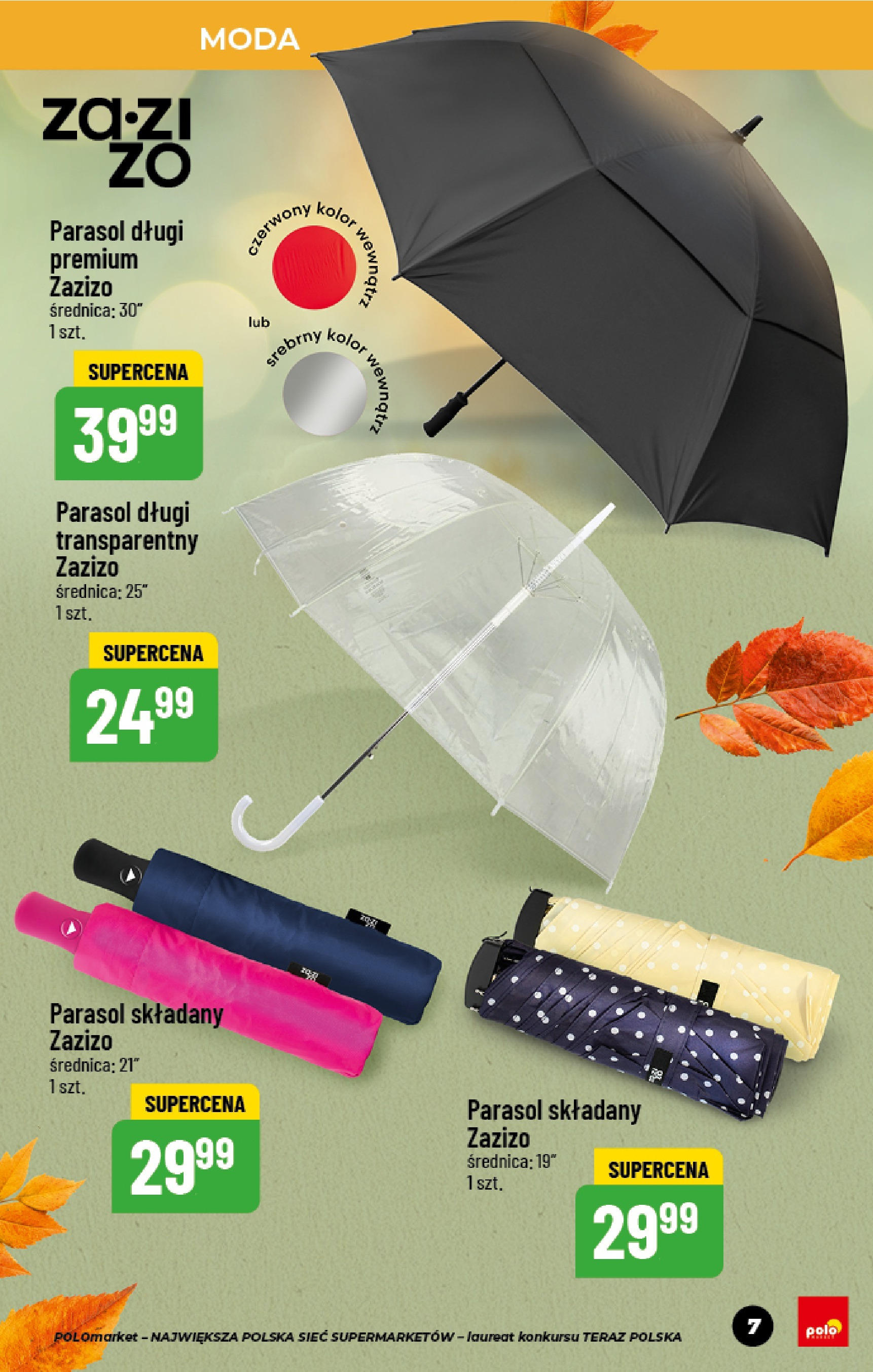 POLOmarket gazetka od jutra (11.09.2025) - Nowa PDF | Strona: 7 | Produkty: Parasol
