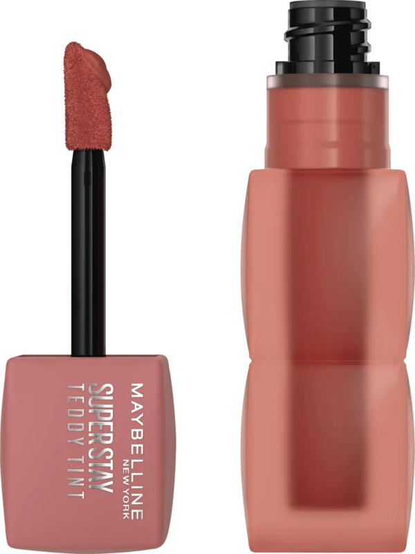 MAYBELLINE NEW YORK Lippenstift Super Stay Teddy Tint 100 Kitten Heel