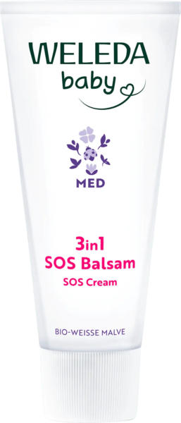 WELEDA baby Baby Hautbalsam Med SOS 3in1 Malve