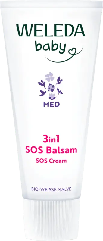 WELEDA baby Baby Hautbalsam Med SOS 3in1 Malve