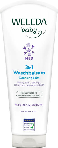 WELEDA baby Waschbalsam Med 3in1 Malve