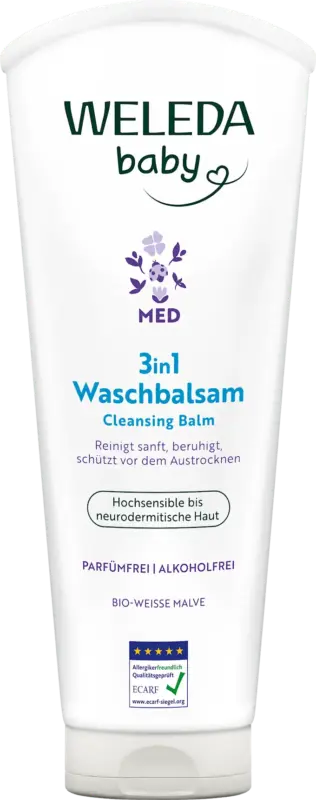 WELEDA baby Waschbalsam Med 3in1 Malve