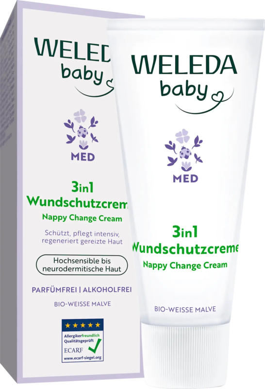 WELEDA baby Baby Wundschutzcreme Med 3in1 Malve