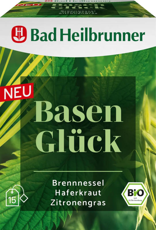 Bad Heilbrunner Kräutertee, Basen Glück (15 Beutel)