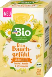 dmBio Kräutertee "Dein Bauchgefühl" mit Fenchel, Kamille & Zitronengras (20 Beutel)