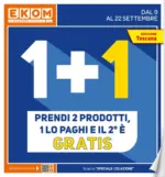 Ekom DAL 9 AL 22 SETTEMBRE - al 22.09.2025