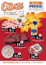 Offerte dal 09 settembre al 11 ottobre 2025