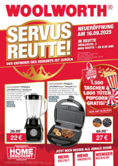 Woolworth Servus Reutte! ab 10.09.2025 gültig