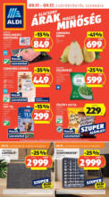 Aldi újság érvényessége 2025.09.17.-ig