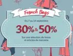 Mondial Tissus French days - au 14.09.2025