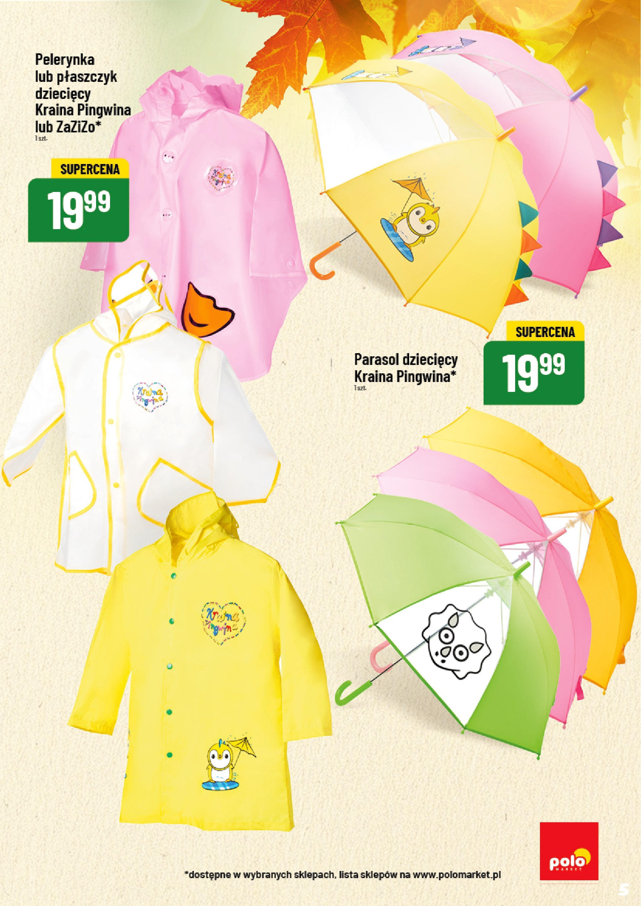 POLOmarket gazetka od jutra (10.09.2025) - Nowa PDF | Strona: 5 | Produkty: Parasol