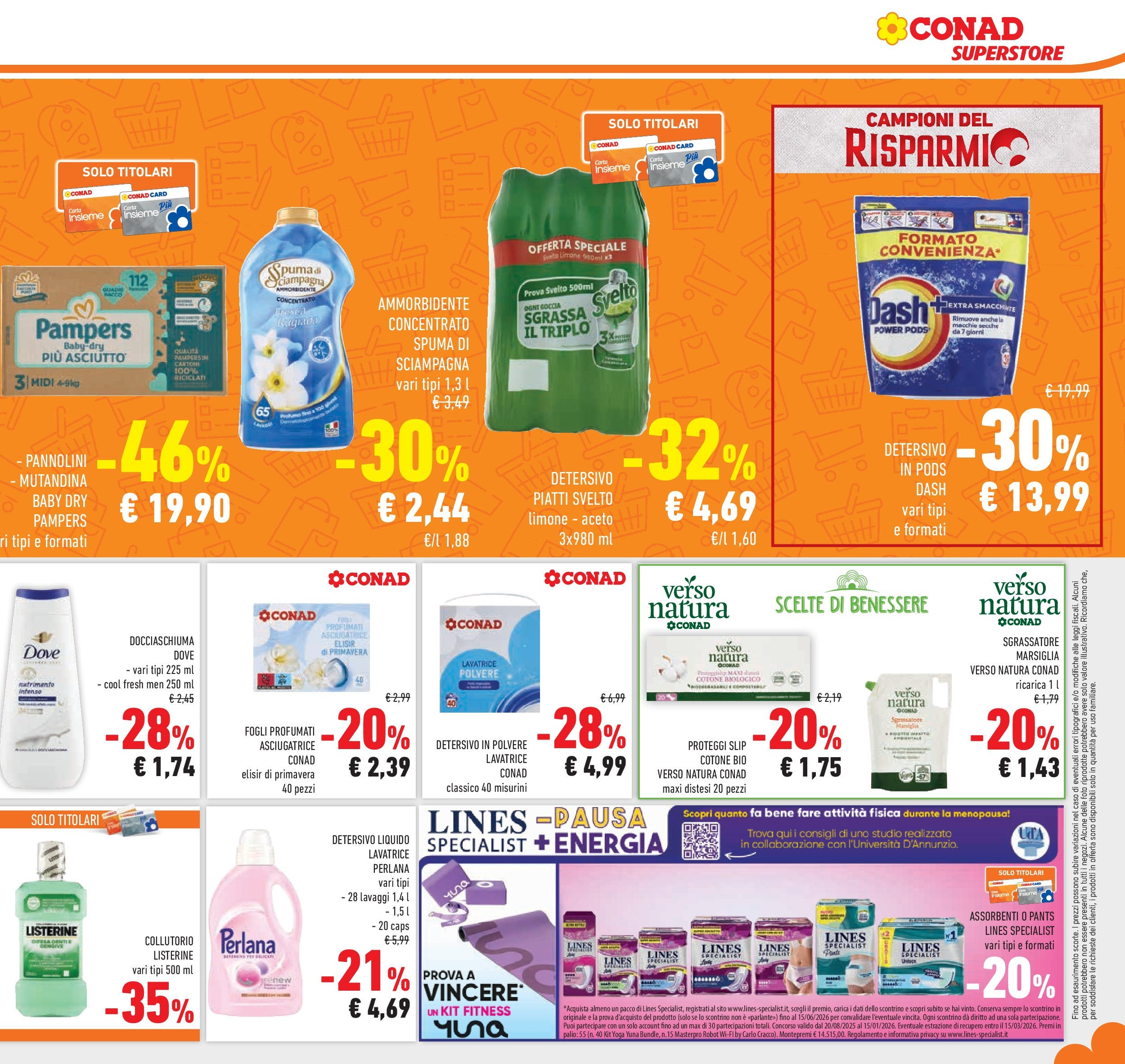 Volantino Conad dal 09/09/2025 β³ | Pagina: 35 | Prodotti: Collutorio, Detersivo in polvere, Ammorbidente, Slip Volantino Conad dal 09/09/2025 > Anteprima | Pagina: 35 | Prodotti: Collutorio, Detersivo in polvere, Ammorbidente, Slip
