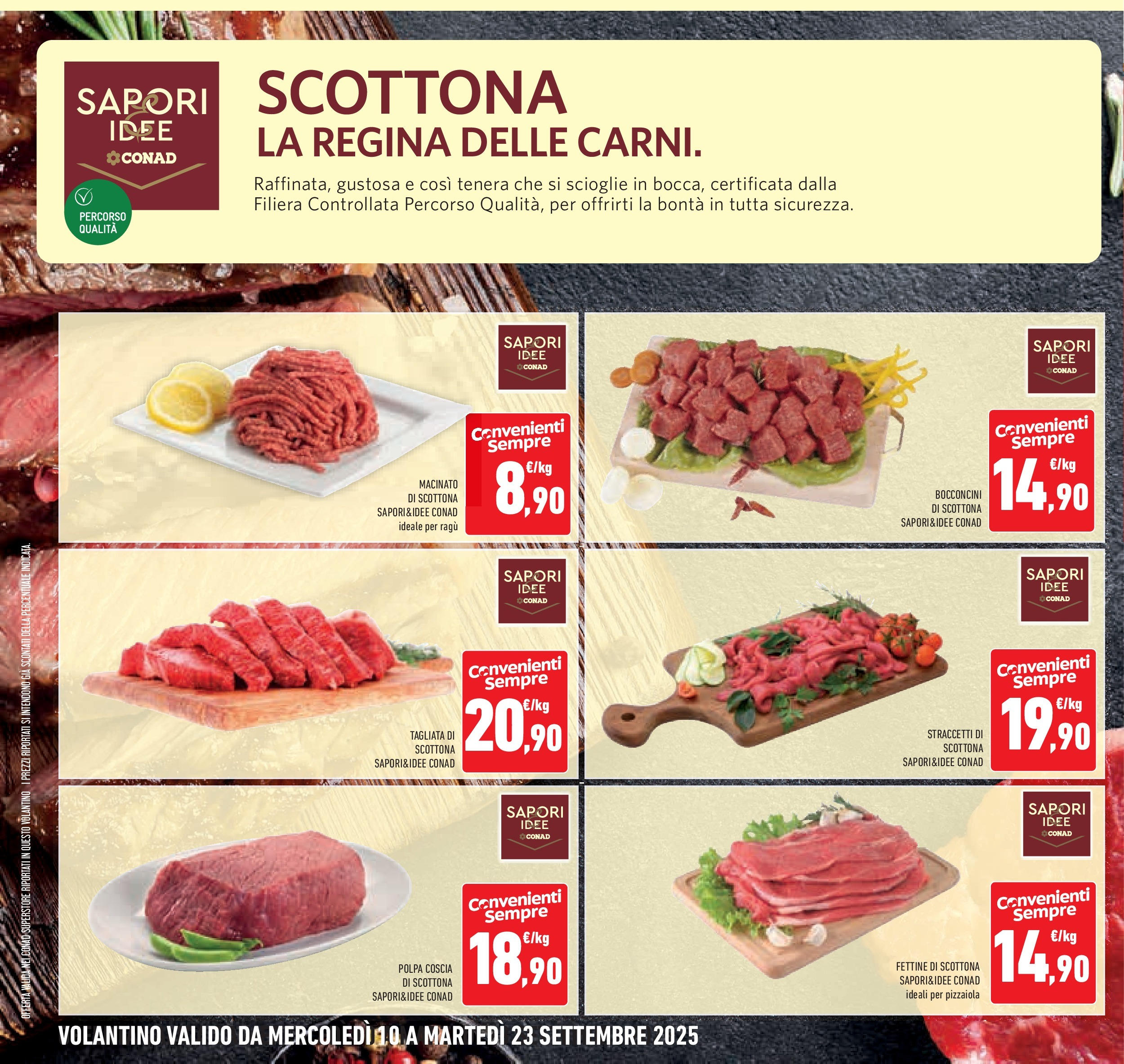 Volantino Conad dal 09/09/2025 β³ | Pagina: 12 | Prodotti: RagΓΊ, Macinato Volantino Conad dal 09/09/2025 > Anteprima | Pagina: 12 | Prodotti: RagΓΊ, Macinato