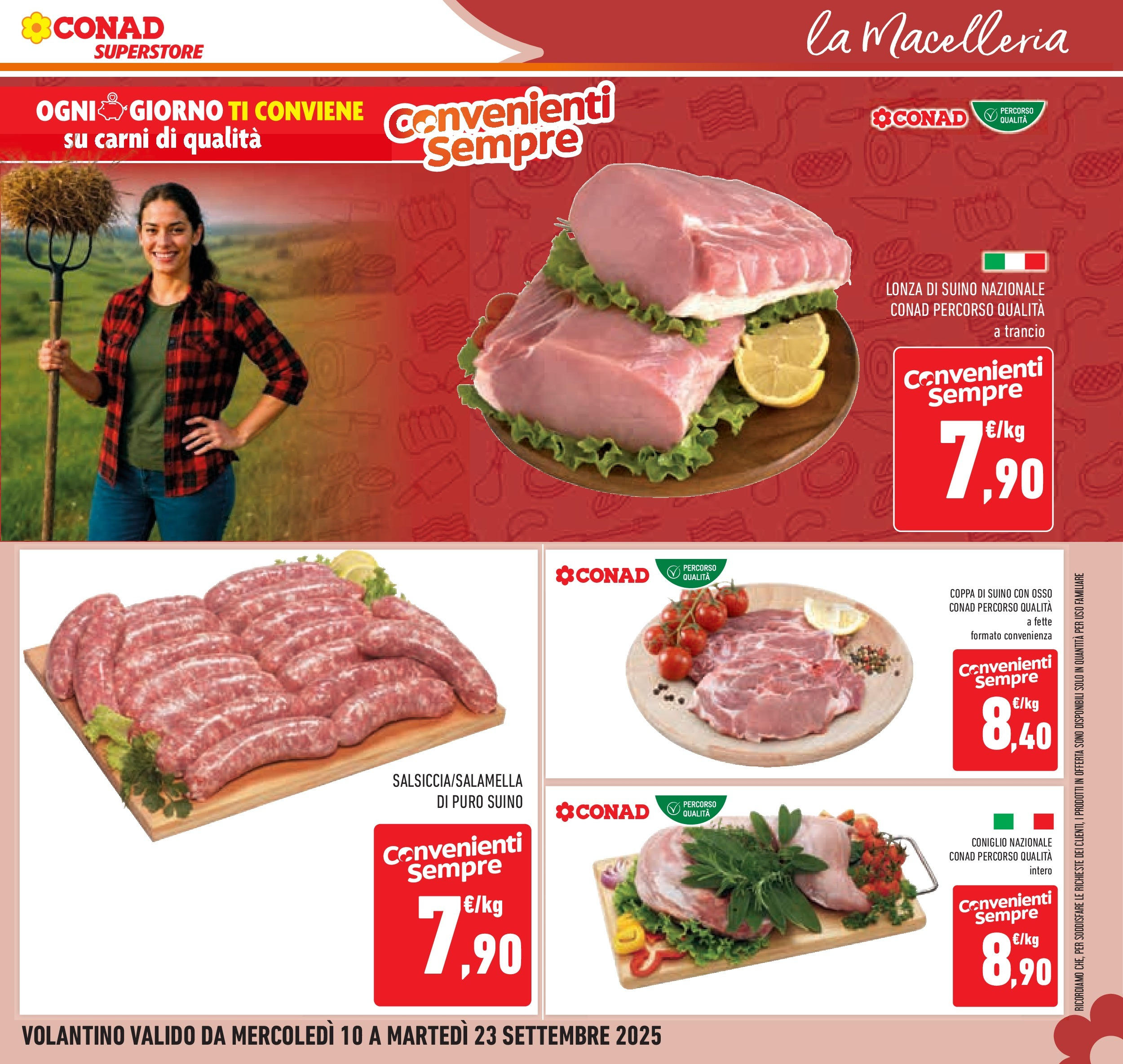 Volantino Conad dal 09/09/2025 β³ | Pagina: 13 | Prodotti: Suino Volantino Conad dal 09/09/2025 > Anteprima | Pagina: 13 | Prodotti: Suino
