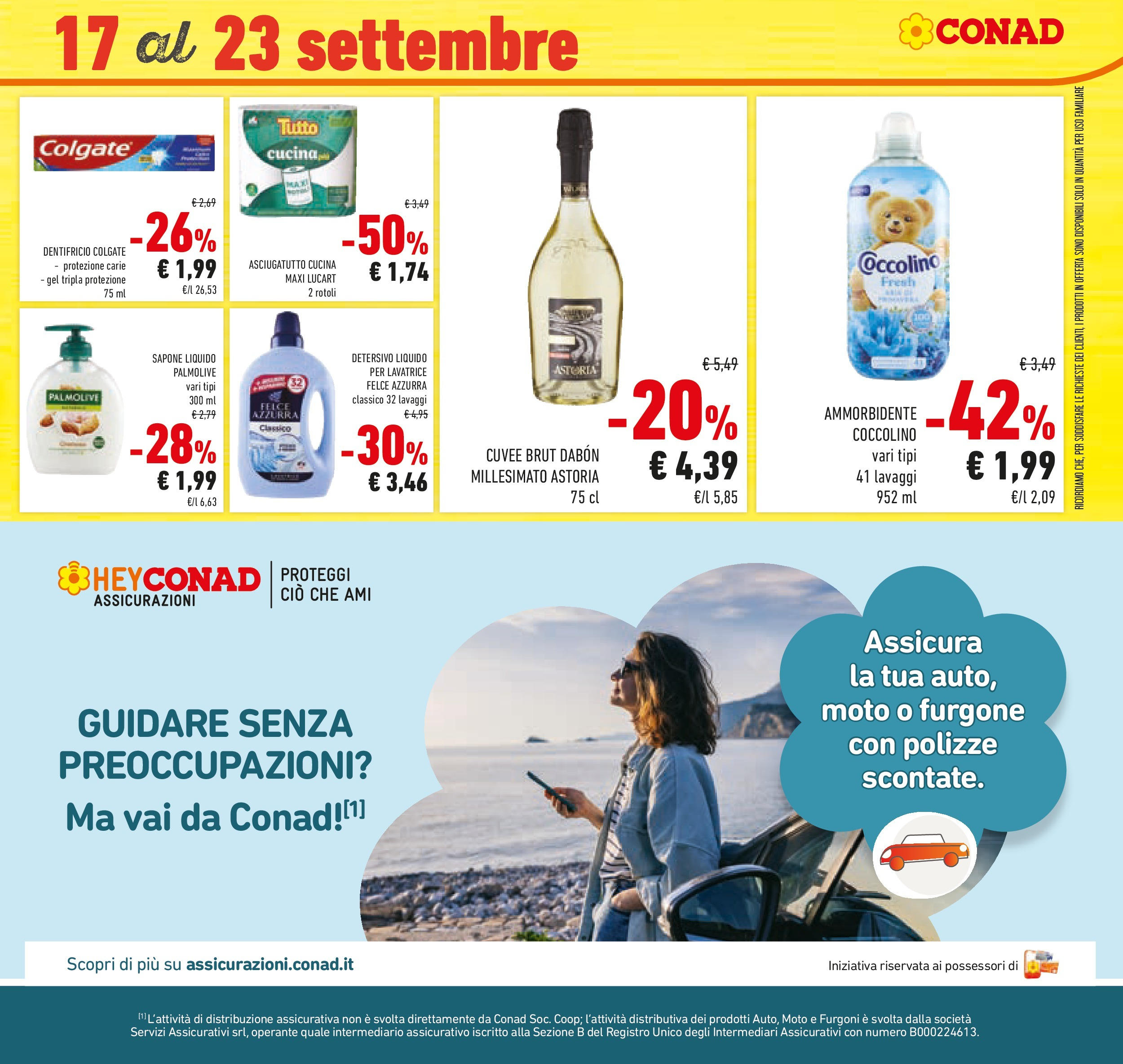Volantino Conad dal 09/09/2025 โณ | Pagina: 35 | Prodotti: Sapone, Ammorbidente, Lavatrice, Asciugatutto Volantino Conad dal 09/09/2025 > Anteprima | Pagina: 35 | Prodotti: Sapone, Ammorbidente, Lavatrice, Asciugatutto