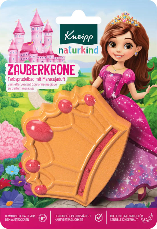 Kneipp Naturkind Kinder Badezusatz Farbsprudelbad Zauberkrone