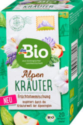 dmBio Kräutertee, Alpenkräuter (20 Beutel)