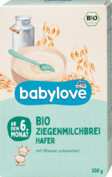 babylove Ziegenmilchbrei Hafer 6M