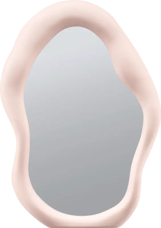 ebelin Spiegel My happy place, beige