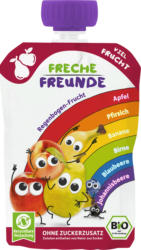 Freche Freunde Quetschie Regenbogen-Frucht Apfel, Pfirsich, Banane, Birne, Blaubeere & Johannisbeere ab dem 6. Monat