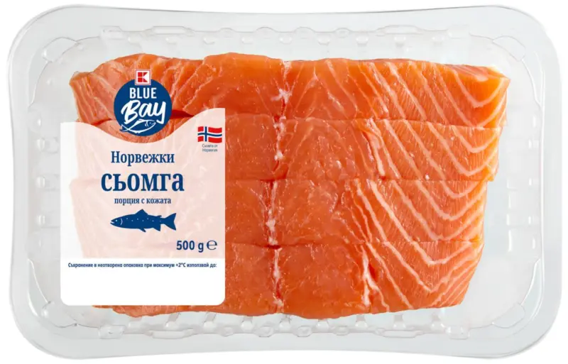 K BLUE BAY Порции сьомга филе