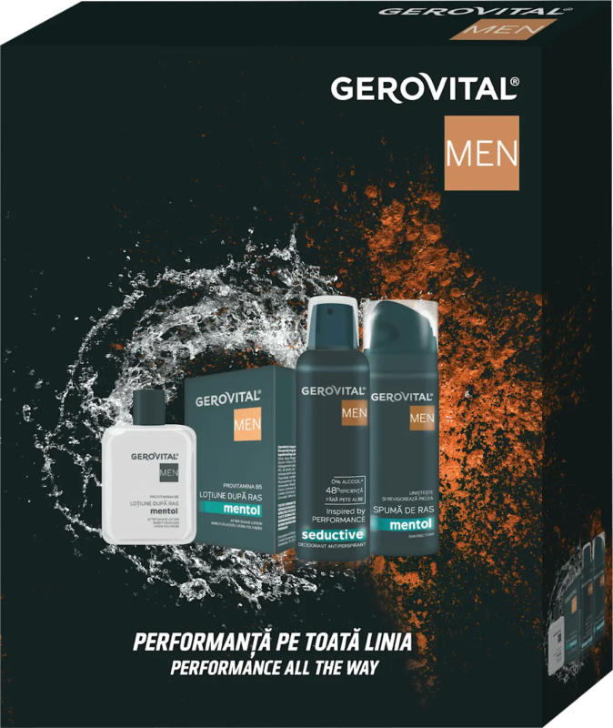 Set cadou spumă ras + loțiune + deo