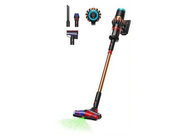 Dyson V16 Piston Animal Staubsauger (1,35 l, Akkulaufzeit: bis zu 70 Minuten im Eco-Modus, Mattes Schwarz/Kupfer)