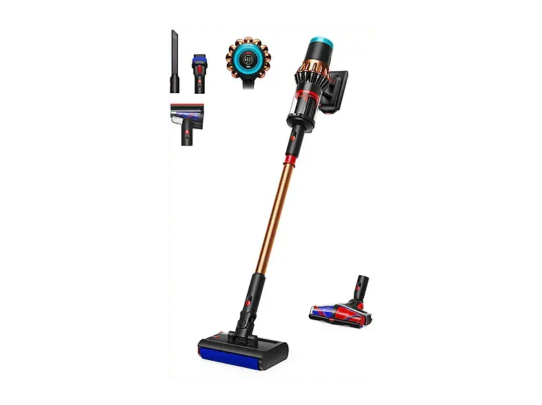 Dyson V16 Piston Animal Submarine Staubsauger (1,35 l, Akkulaufzeit: bis zu 70 Minuten im Eco-Modus, Mattes Schwarz/Kupfer)