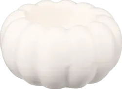 BOLTZE Teelichthalter Kürbis, weiß