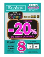 EUROSHOP Monopoli Sconto -20% - al 14.09.2025