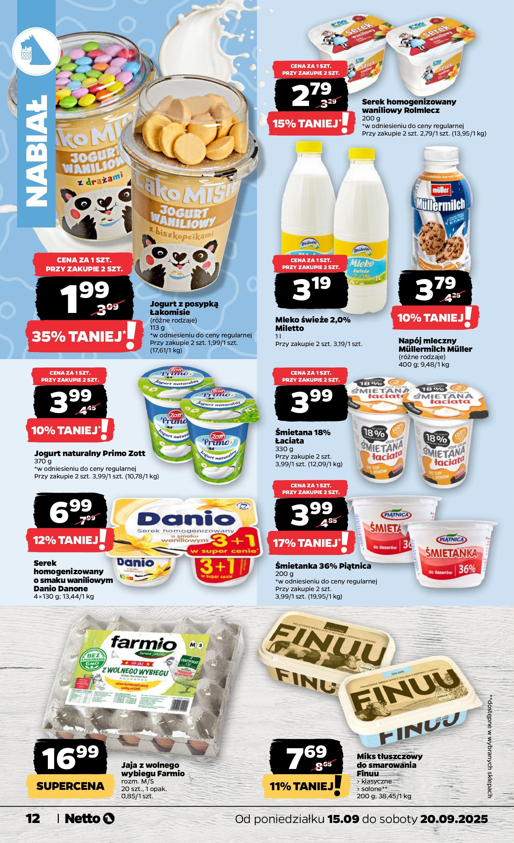 Netto - NETTO T38A ważne do 20.09 od 14.09.2025 - Aktualne promocje | Strona: 12