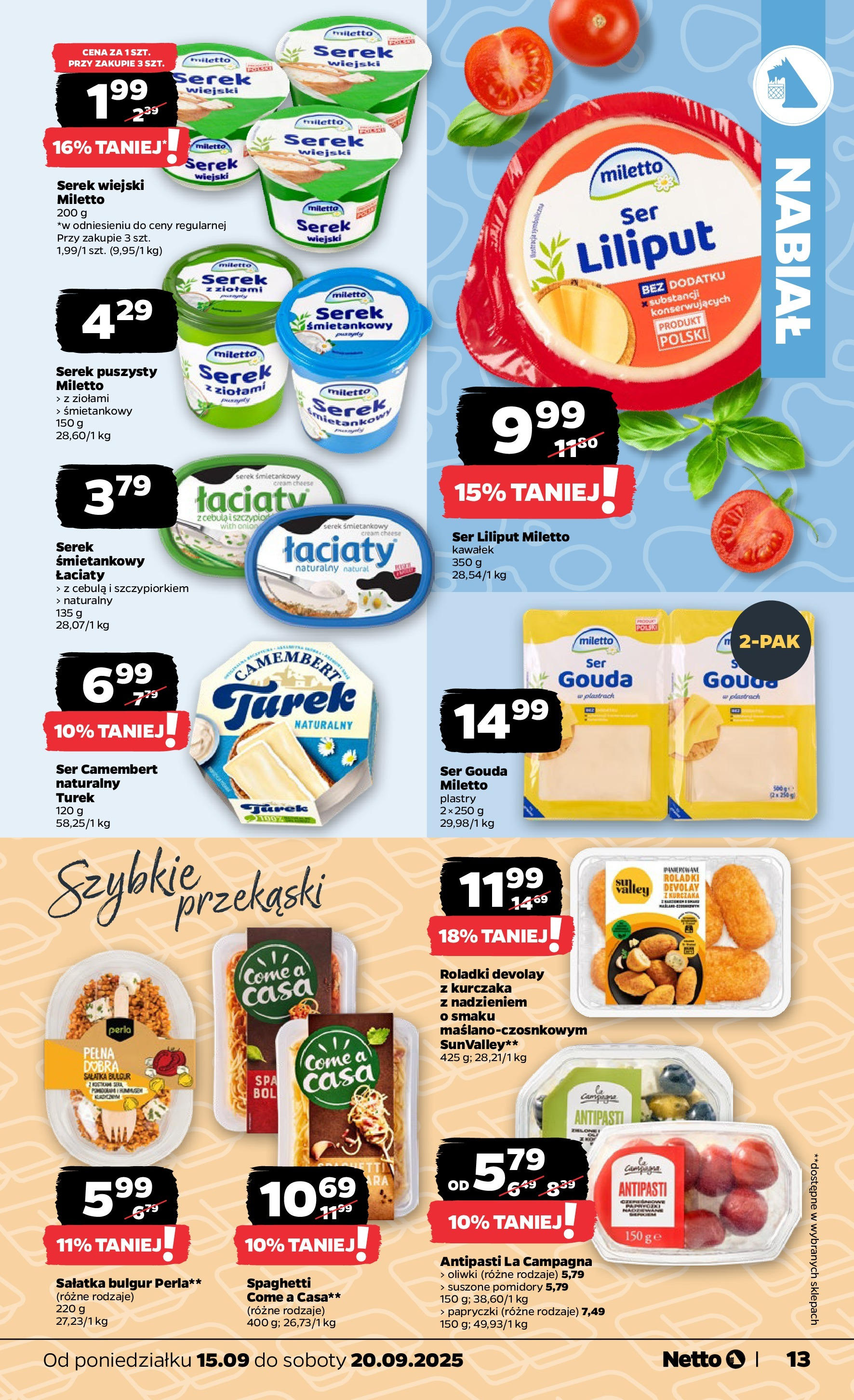 Netto - NETTO T38A ważne do 20.09 od 14.09.2025 - Aktualne promocje | Strona: 13