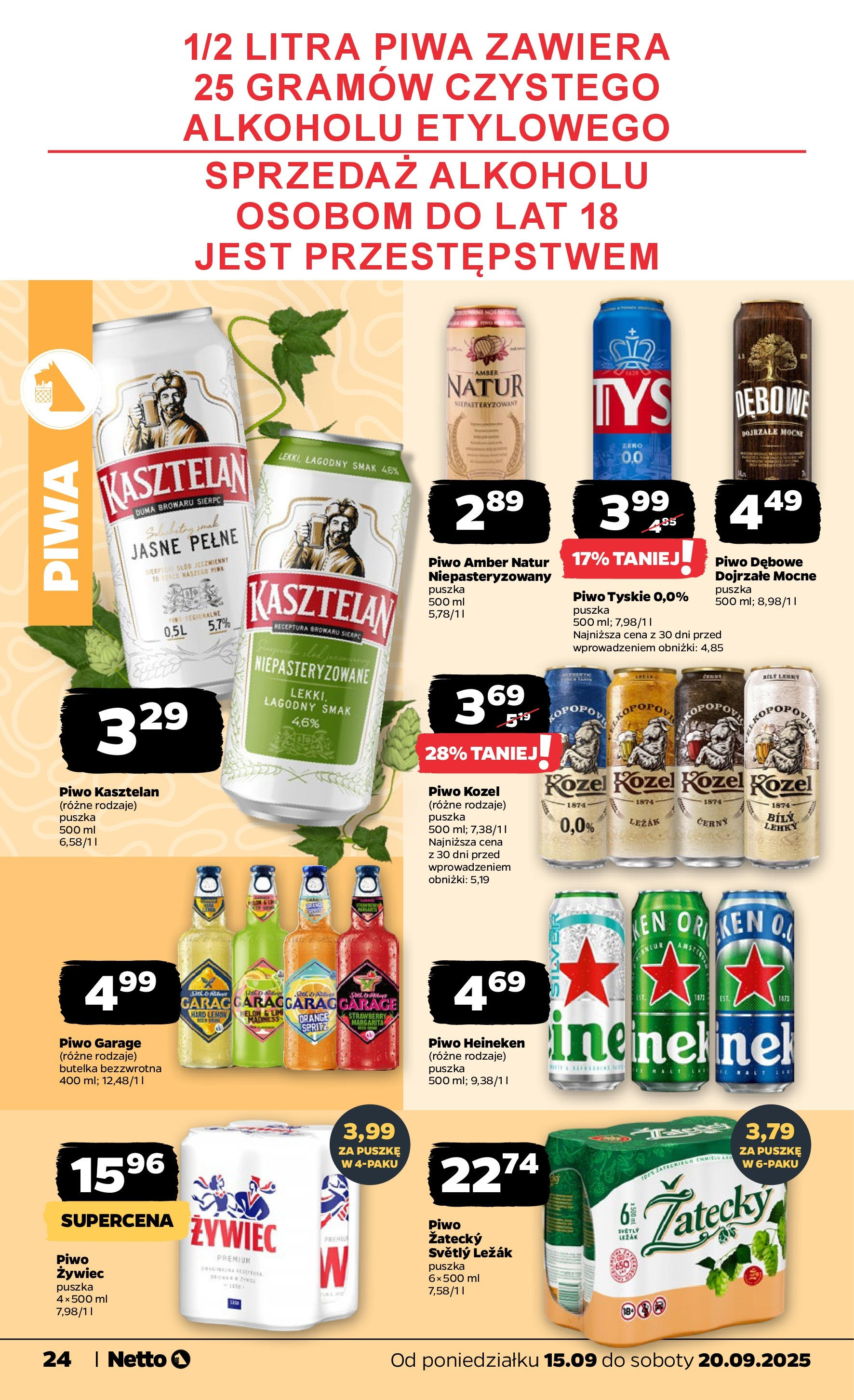 Netto - NETTO T38A ważne do 20.09 od 14.09.2025 - Aktualne promocje | Strona: 24