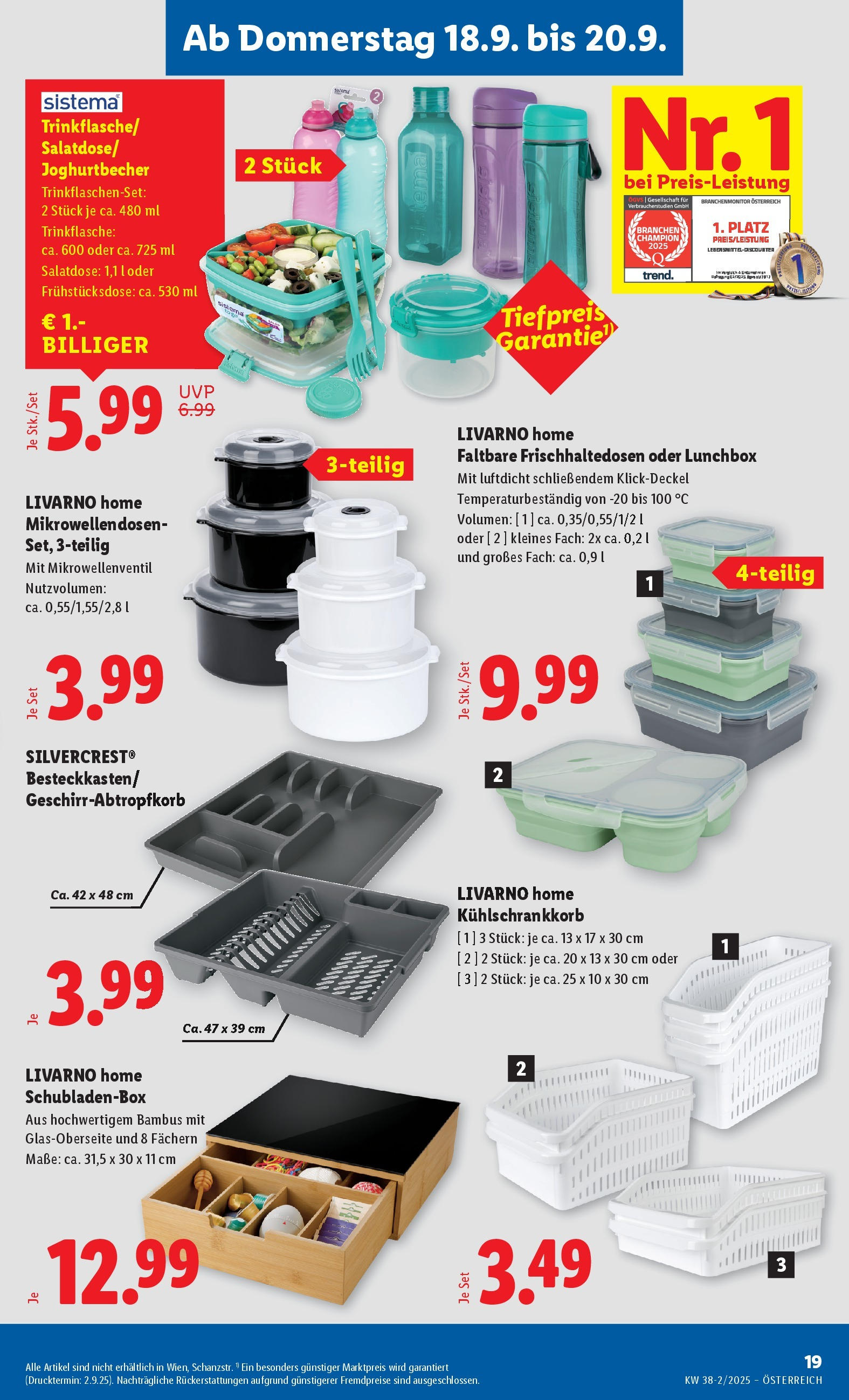 Lidl - Lidl: Flugblatt in deiner Nähe ab 17.09.2025 - Angebote ab donnerstag | Seite: 21