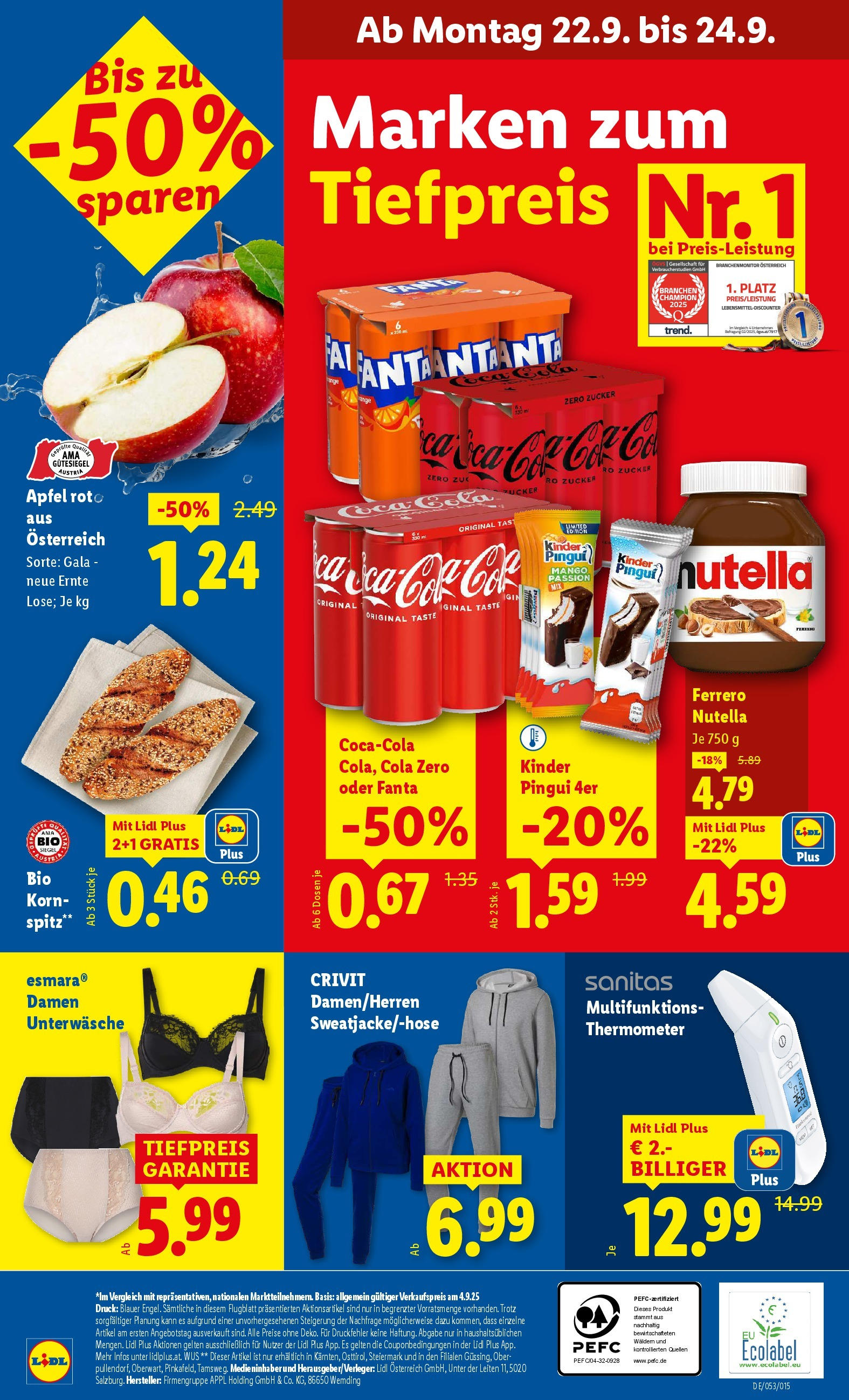 Lidl - Lidl: Flugblatt in deiner Nähe ab 17.09.2025 - Angebote ab donnerstag | Seite: 40