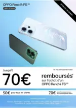 LDLC Jusqu'à 70€ remboursés avec OPPO - au 30.09.2025