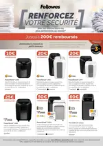 LDLC Jusqu'&agrave; 100&euro; rembours&eacute;s avec Fellowes - au 31.12.2025