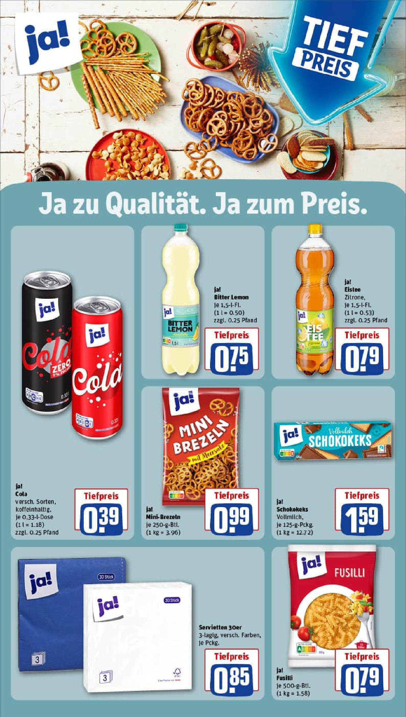 REWE Prospekt ab 14.09.2025 zum Blättern » Angebote | Seite: 16 | Produkte: Cola, Pasta