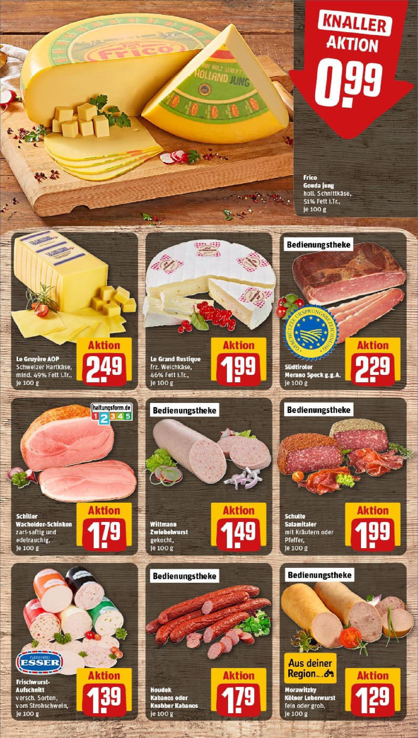 REWE Prospekt ab 14.09.2025 zum Blättern » Angebote | Seite: 9 | Produkte: Gouda, Salami, Morawitzky REWE Prospekt ab 14.09.2025 zum Blättern » Angebote | Seite: 9 | Produkte: Gouda, Salami, Morawitzky