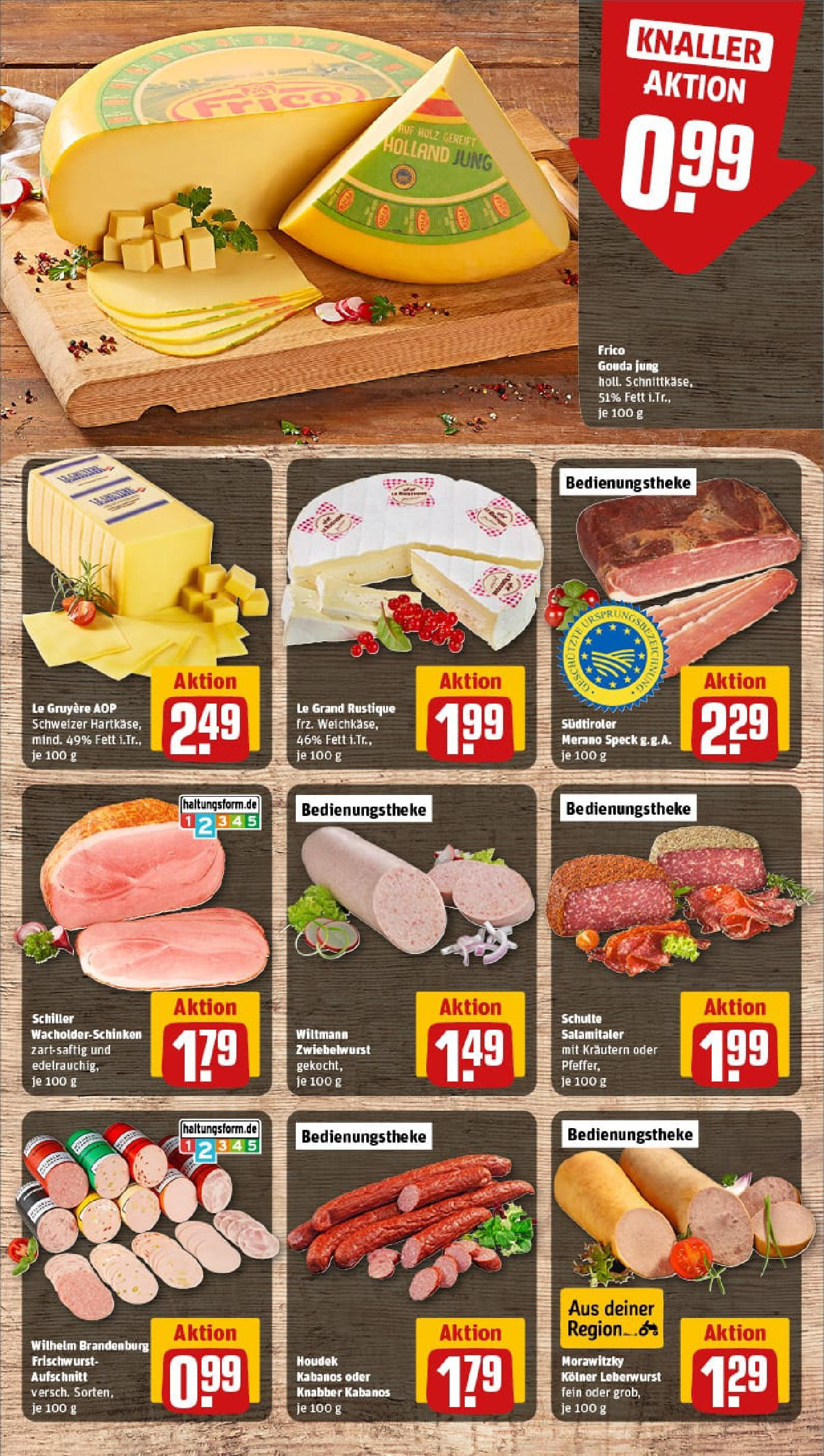 REWE Prospekt ab 14.09.2025 zum Blättern » Angebote | Seite: 9 | Produkte: Gouda, Salami, Morawitzky REWE Prospekt ab 14.09.2025 zum Blättern » Angebote | Seite: 9 | Produkte: Gouda, Salami, Morawitzky