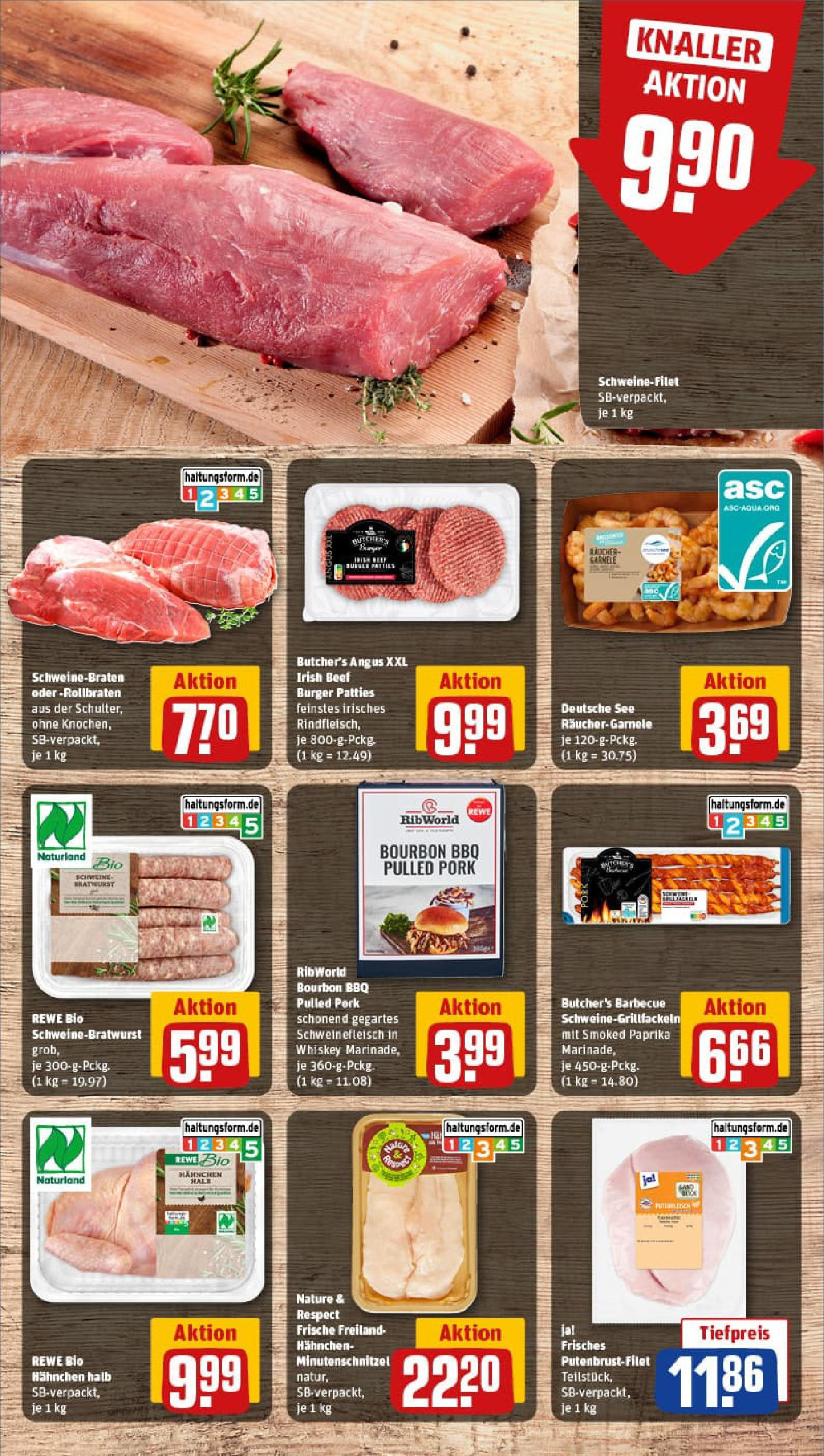 REWE Prospekt ab 14.09.2025 zum Blättern » Angebote | Seite: 8 | Produkte: Bratwurst, Burger, Schweinefilet, Bourbon REWE Prospekt ab 14.09.2025 zum Blättern » Angebote | Seite: 8 | Produkte: Bratwurst, Burger, Schweinefilet, Bourbon
