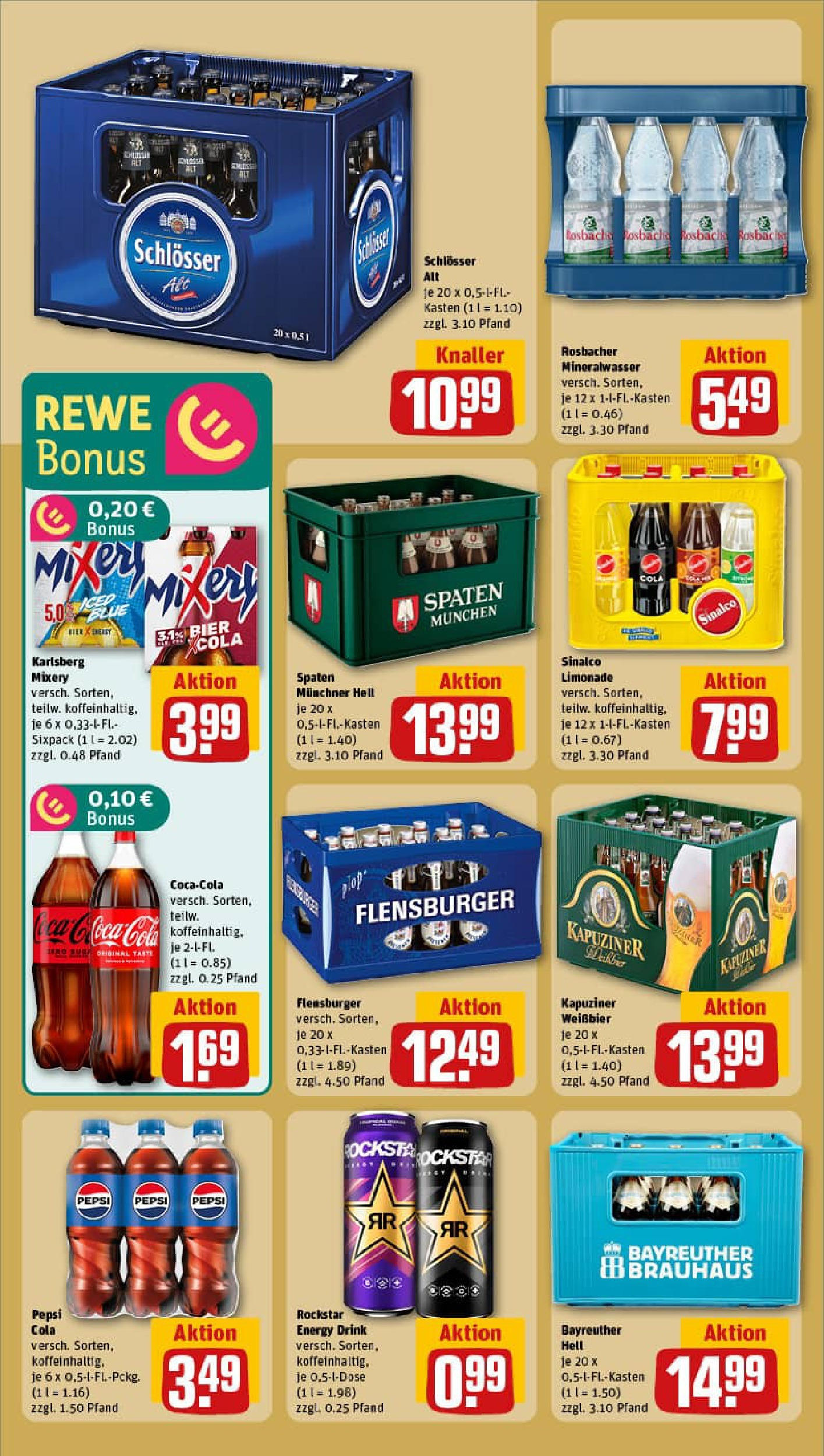 REWE Prospekt ab 14.09.2025 zum Blättern » Angebote | Seite: 16 | Produkte: Mixer, Coca cola, Weißbier, Limonade REWE Prospekt ab 14.09.2025 zum Blättern » Angebote | Seite: 16 | Produkte: Mixer, Coca cola, Weißbier, Limonade