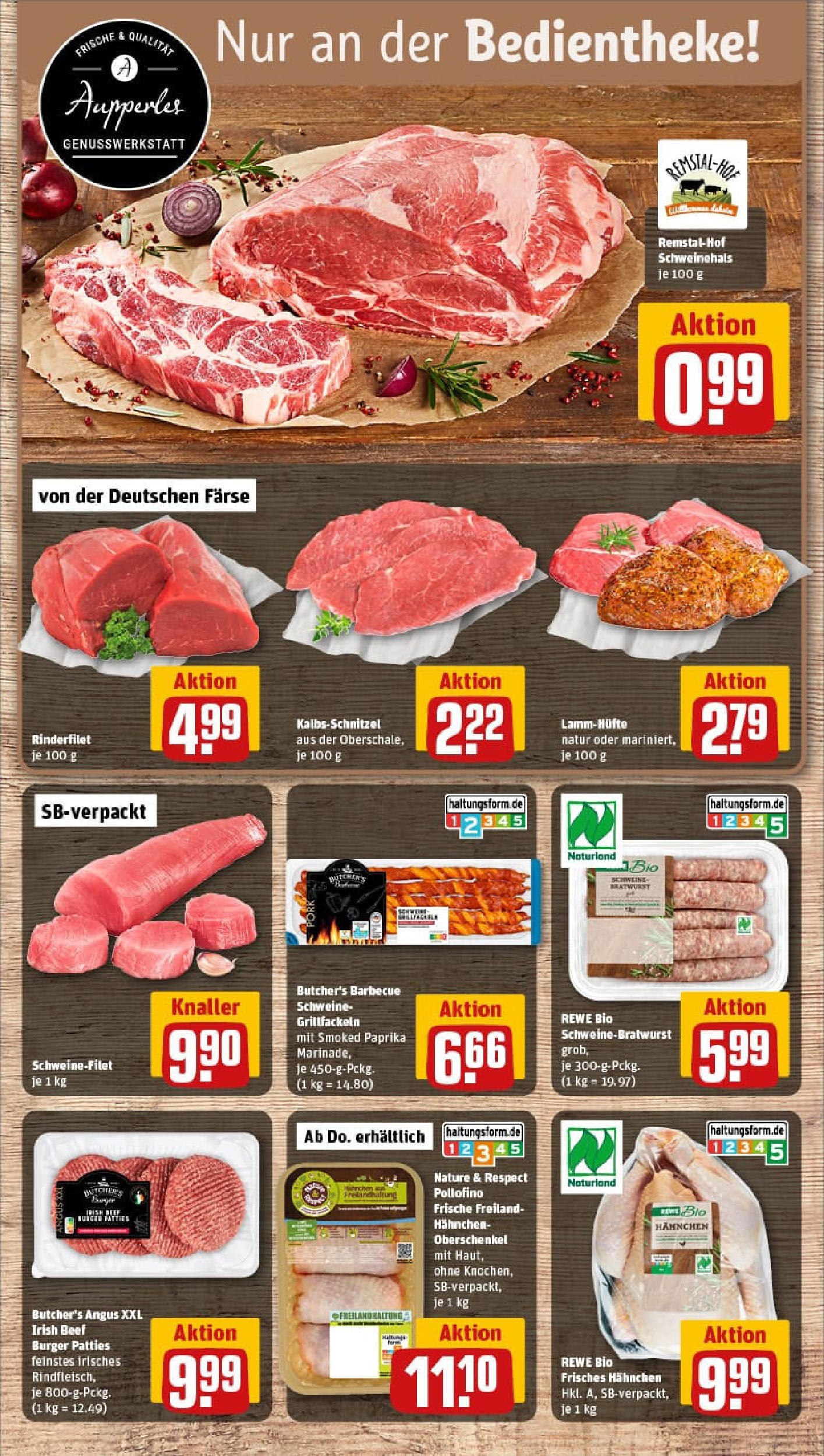 REWE Prospekt ab 14.09.2025 zum Blättern » Angebote | Seite: 8 | Produkte: Hahnchen, Bratwurst, Paprika, Rindfleisch REWE Prospekt ab 14.09.2025 zum Blättern » Angebote | Seite: 8 | Produkte: Hahnchen, Bratwurst, Paprika, Rindfleisch