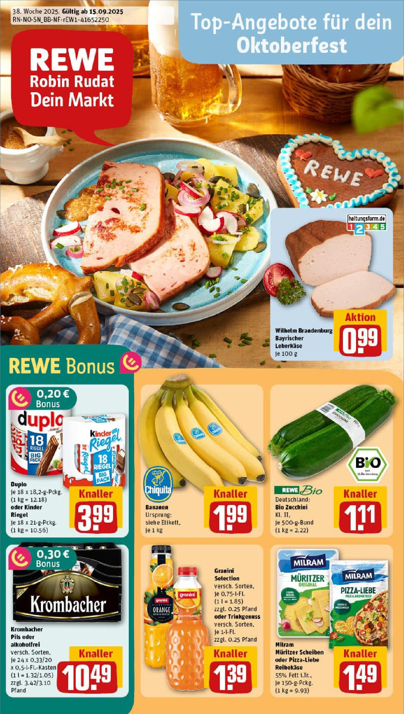 REWE Prospekt ab 14.09.2025 zum Blättern » Angebote | Seite: 1 REWE Prospekt ab 14.09.2025 zum Blättern » Angebote | Seite: 1