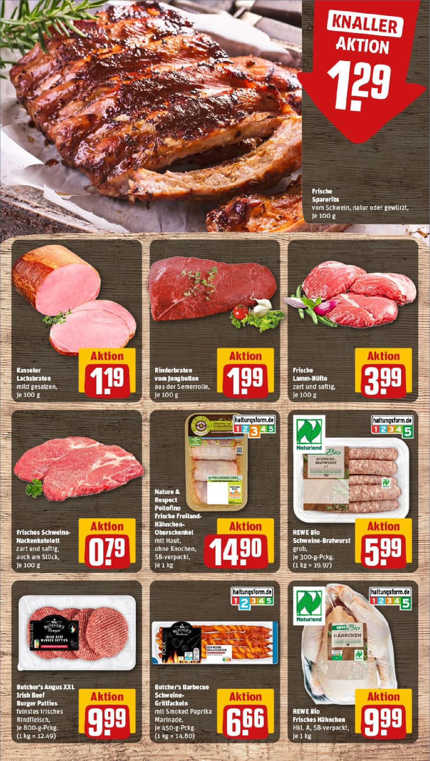 REWE Prospekt ab 14.09.2025 zum Blättern » Angebote | Seite: 8 | Produkte: Rinderbraten, Bratwurst, Burger, Paprika