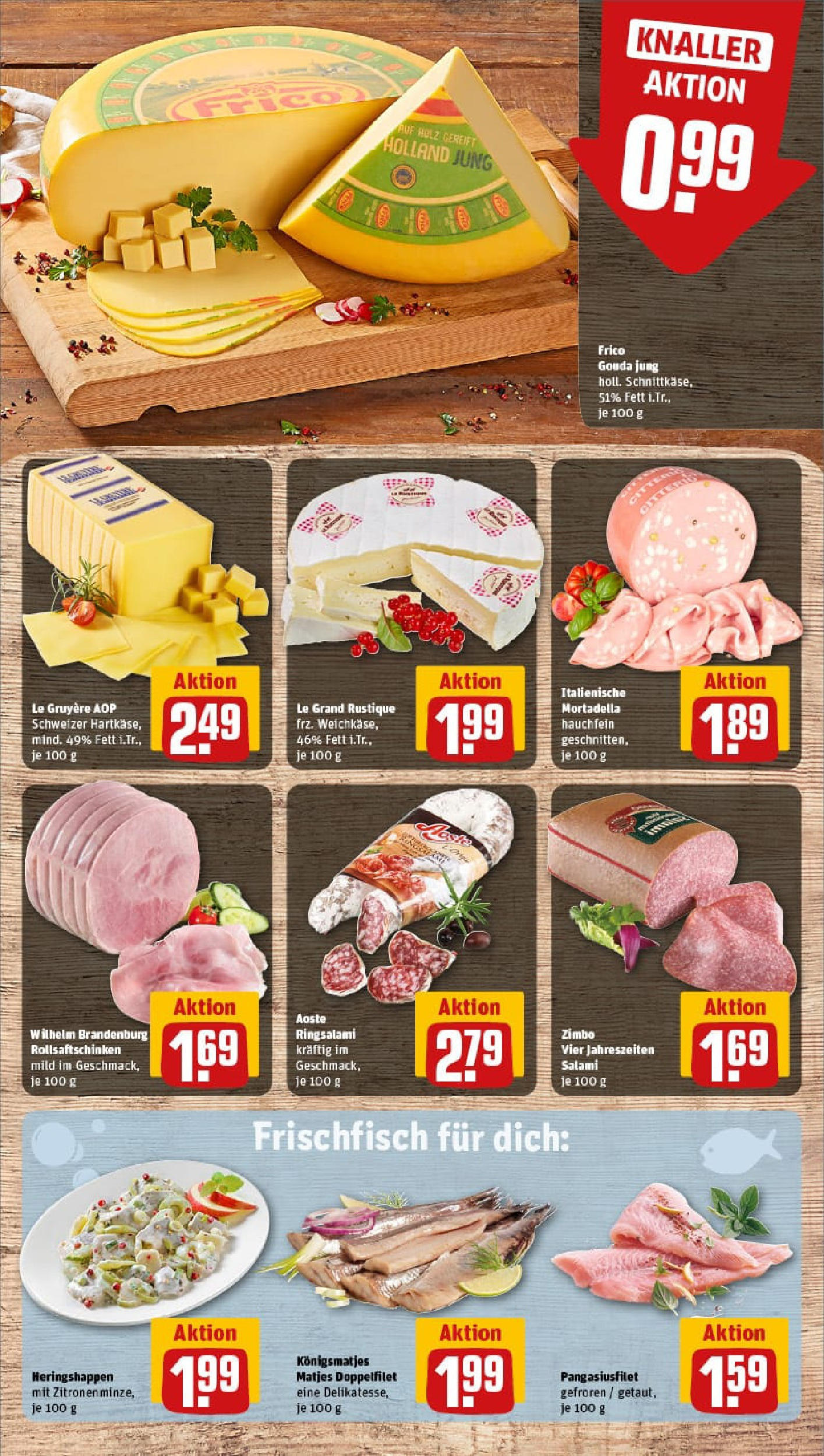 REWE Prospekt ab 14.09.2025 zum Blättern » Angebote | Seite: 9 | Produkte: Gouda, Salami