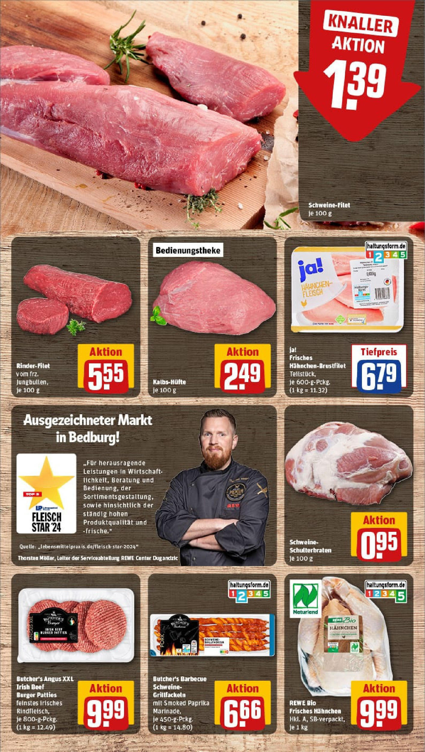 REWE Prospekt ab 14.09.2025 zum Blättern » Angebote | Seite: 8 | Produkte: Top, Rinderfilet, Rindfleisch, Fleisch