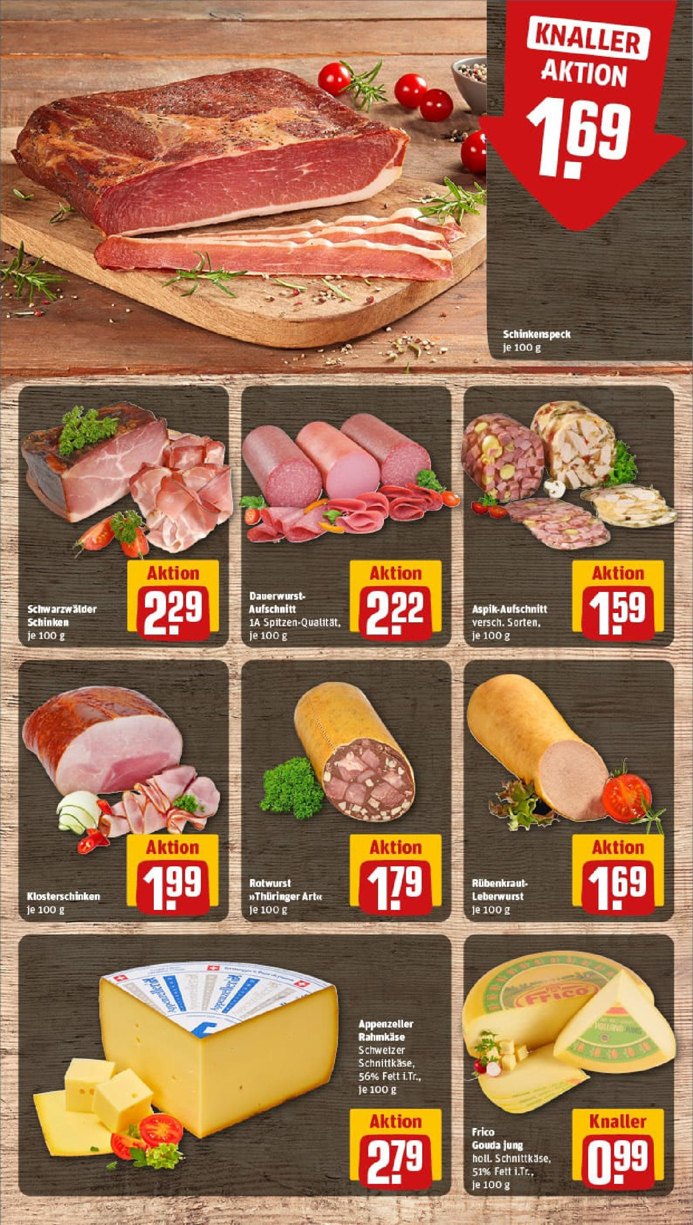 REWE Prospekt ab 14.09.2025 zum Blättern » Angebote | Seite: 9 | Produkte: Gouda, Schinken REWE Prospekt ab 14.09.2025 zum Blättern » Angebote | Seite: 9 | Produkte: Gouda, Schinken