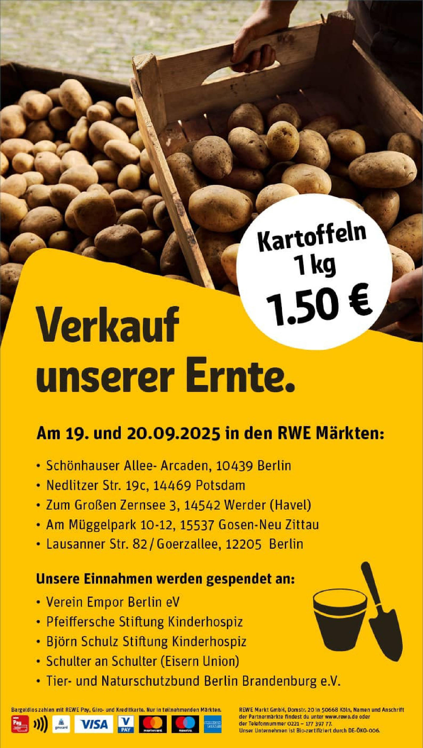 REWE Prospekt ab 15.09.2025 zum Blättern » Angebote | Seite: 2 | Produkte: Kartoffeln